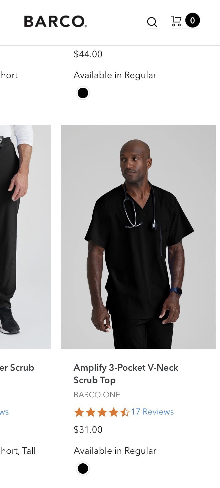 Barco one scrub top and bottoms (5 Sets)
