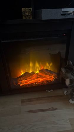 Electric heating fireplace