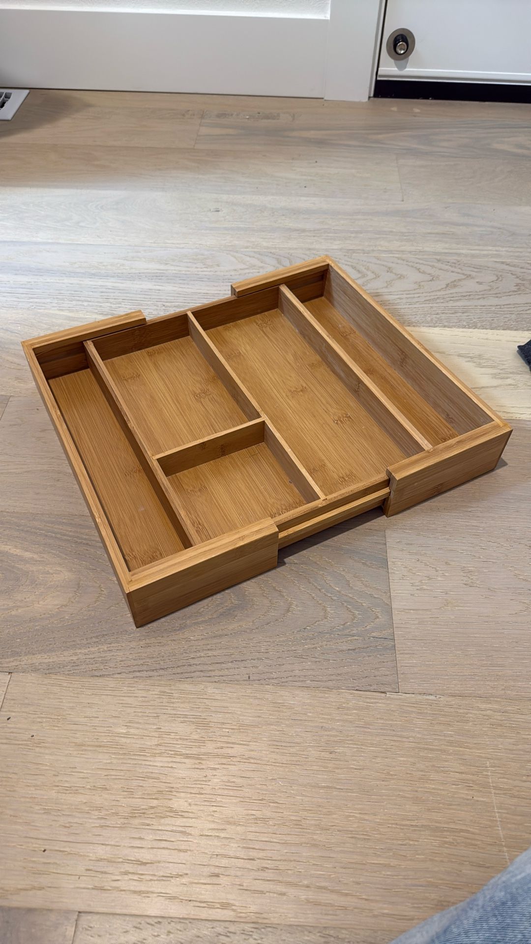 Adjustable Bamboo Drawer Organizer