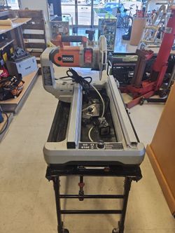 Ridgid WTS2000L 10" Wet Tile Saw w/ Stand - AS IS - NO Tray I-7840