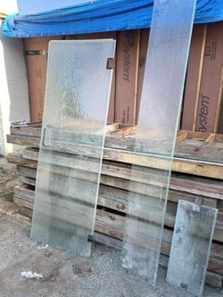 Bathroom Rain glass Shower Doors