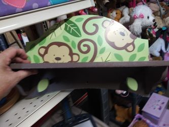 Monkey shelf missing one peg