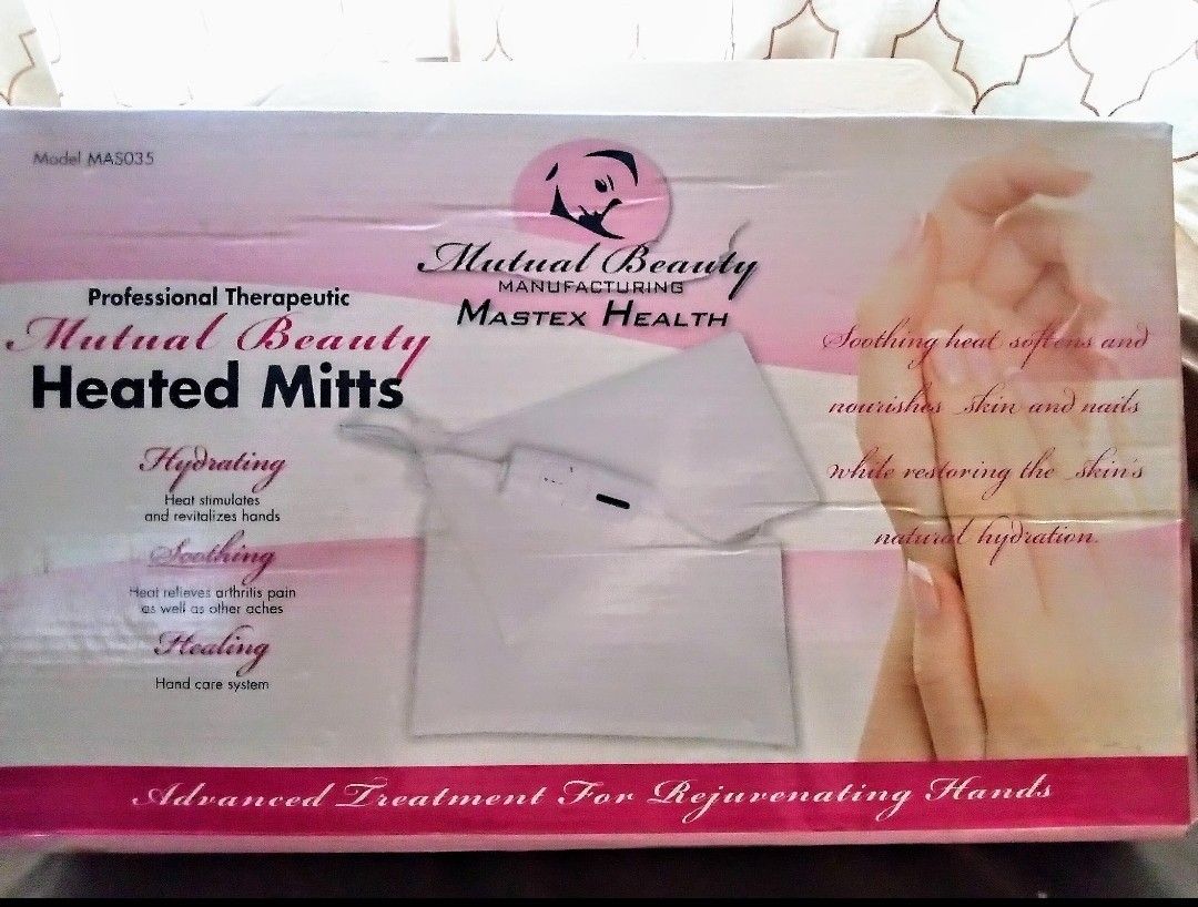 New Heated Hand Beauty Mitts Gloves