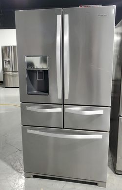 Whirlpool 4-Door Stainless Steel Refrigerator
