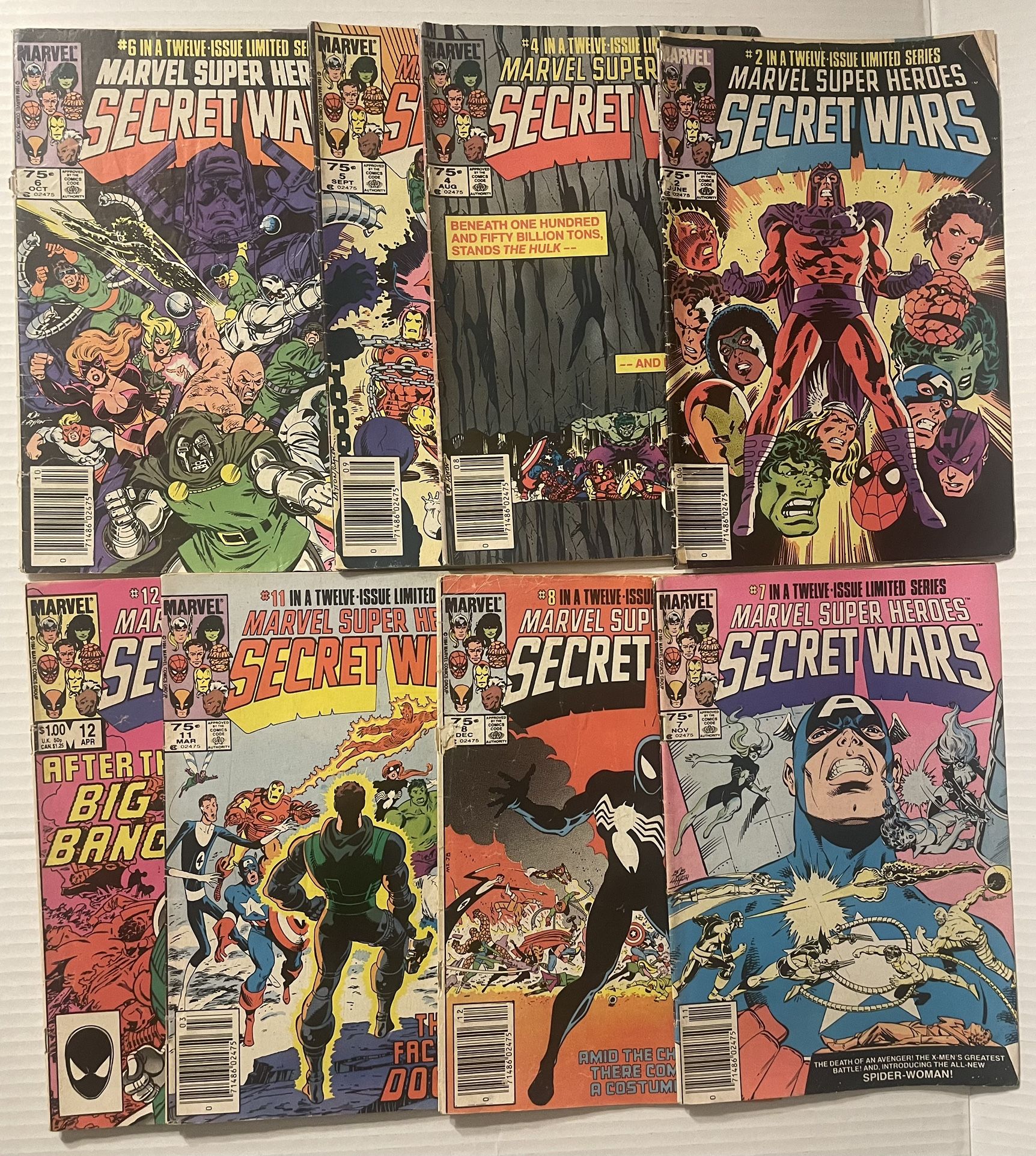 Secret Wars 2, 4-8, 11-12