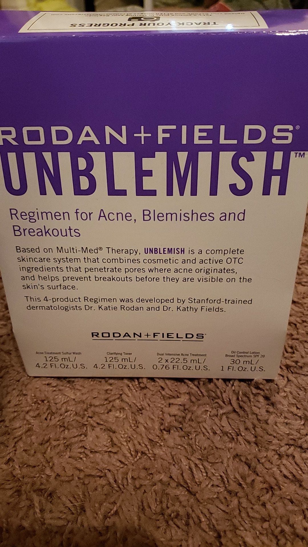 Rodan+Fields Unblemished skin care