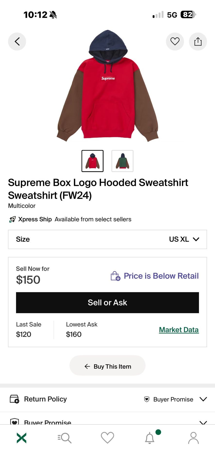Supreme Box Logo Hoodie