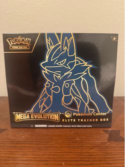 Pokemon TCG Mega Evolution Pokemon Center Mega Lucario Elite Trainer Box ETB