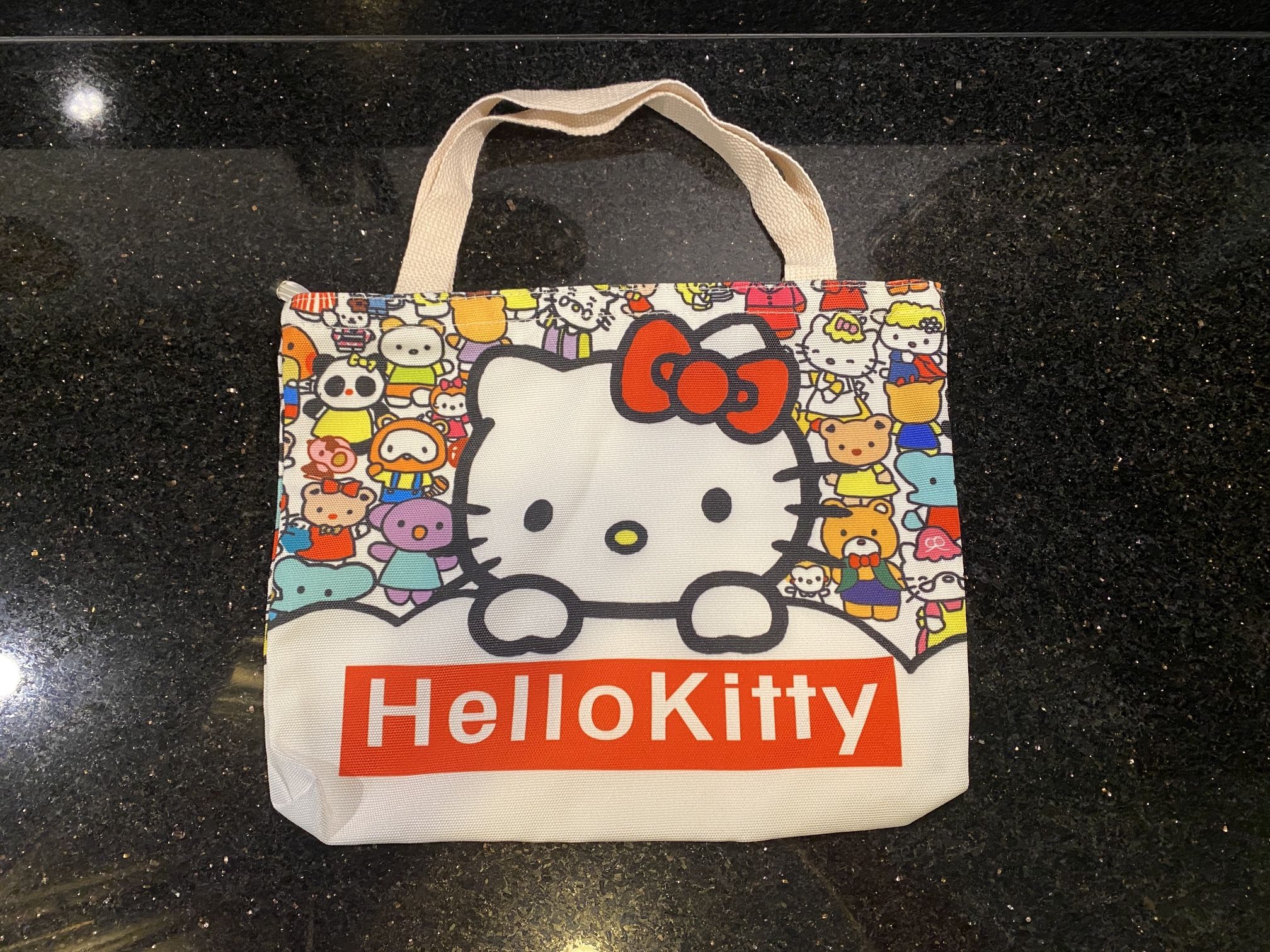 Hello Kitty Cinnamoroll girls Tote Bag 10x13”