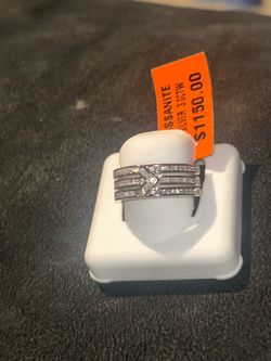 Moissanite Silver Ring 3.0 CTW