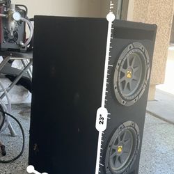 2 Kicker 8” With Box 