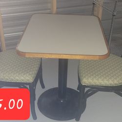 Small Table And 2 Chairs