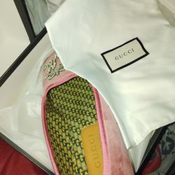 Gucci Velvet Shoes Men Size 7