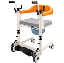 Manual Hydraulic Patient Transfer Chair with Split Seat Commode $350 OBO