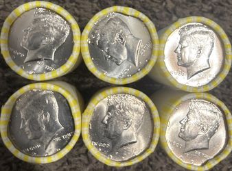 Brand New Half  Dollar Rolls