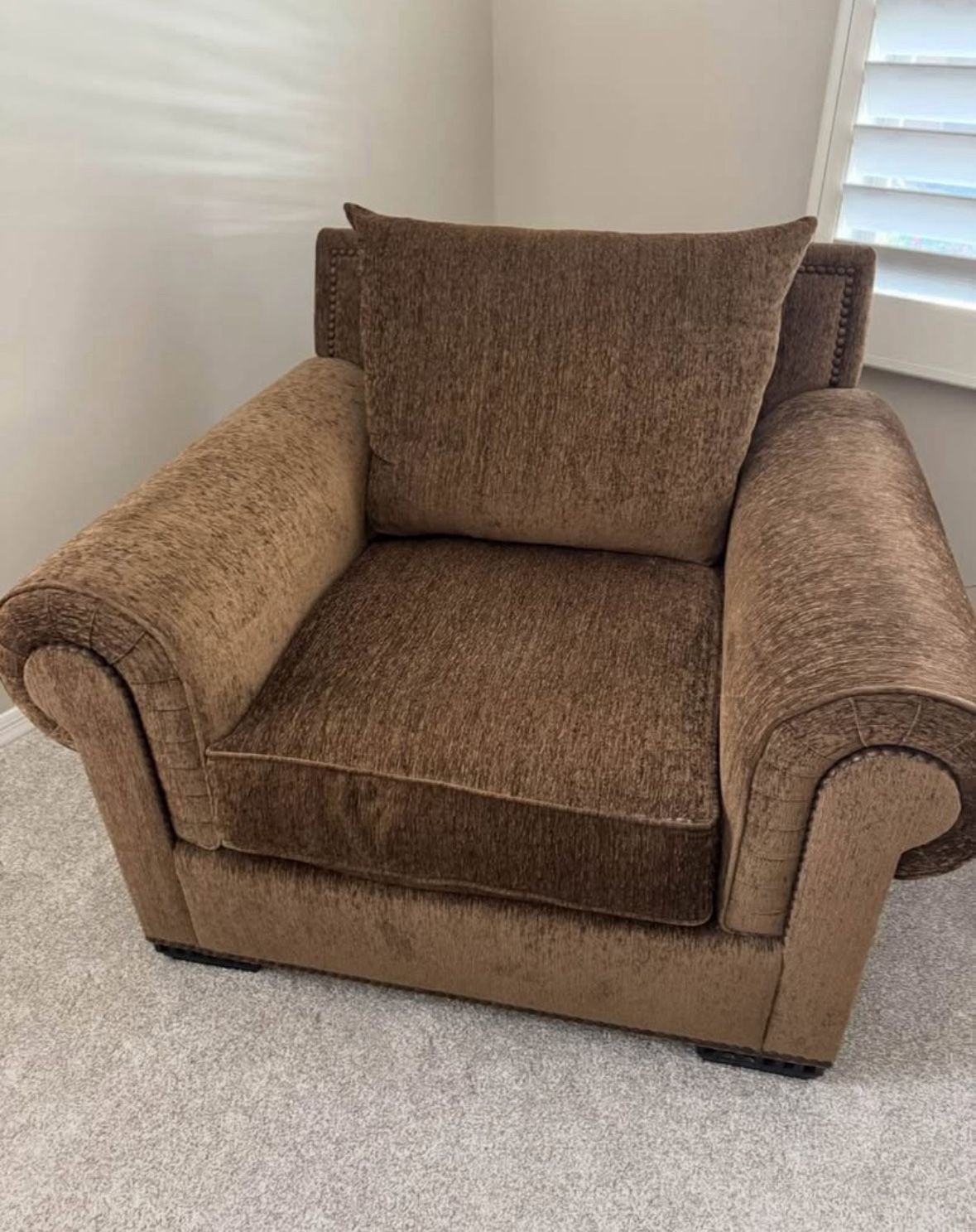 Upholstered armchair