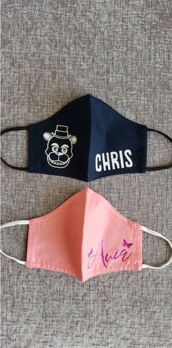 Personalized Face Masks (Kids and Adults sizes)