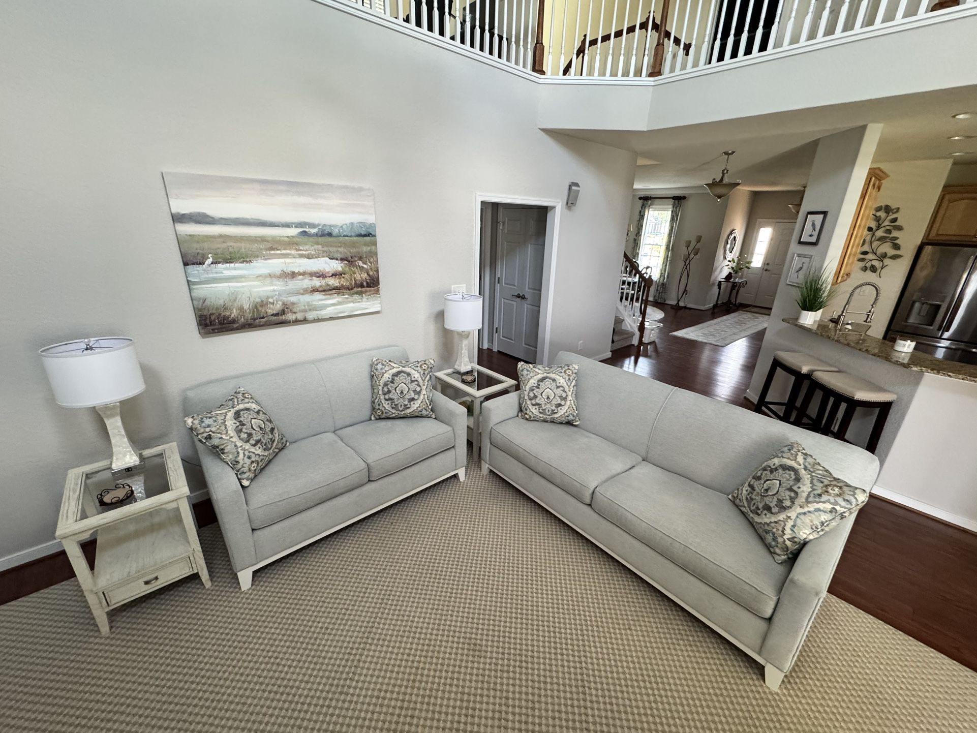 Rowe Sofa And Love Seat