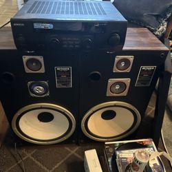 Fisher 15’s And Kenwood Receiver 