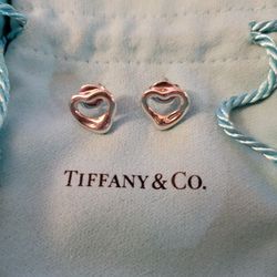 Tiffany Open Heart Earrings 