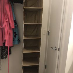 Michael Graves Closet Hanging Organizer 6 Separate Compartments Clothes