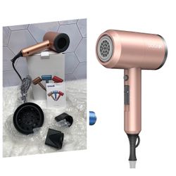 Ionic Hair Dryer, DOOAIR 1875W Blow Dryer with Diffuser and Concentrator, Professional Hair Dryer for Curly Hair, Negative Ion Technology, Constant Te