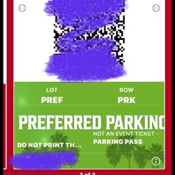 LA Angels Baseball v Baltimore Orioles Preferred Parking Ticket/Pass Tuesday April 23, 2024