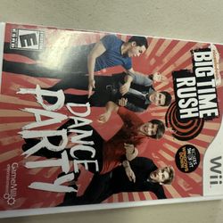 Big Time Rush Dance Party Wii Game