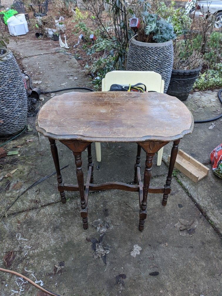 Six Legged Antique Table