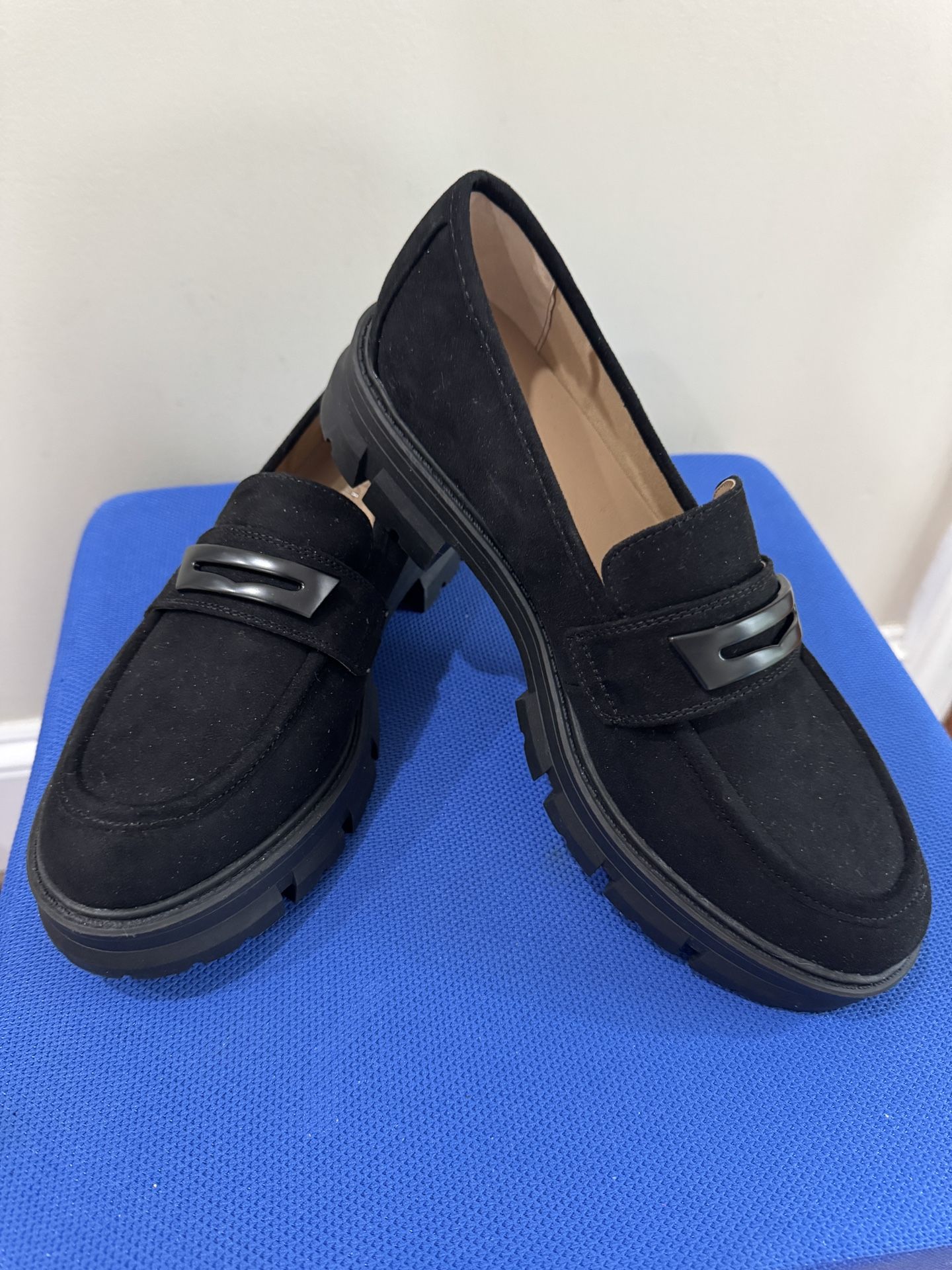 Wonderly Women’s Black Shoes Loafers 8.5