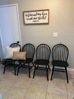 Farmhouse Dining Room Chairs Set of Four Furniture