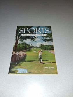 VINTAGE SPORTS ILLUSTRATED APRIL 4, 1955 MAGAZINE