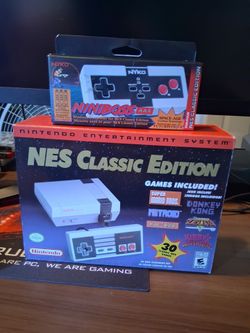 Original Nintendo NES Mini With Controller
