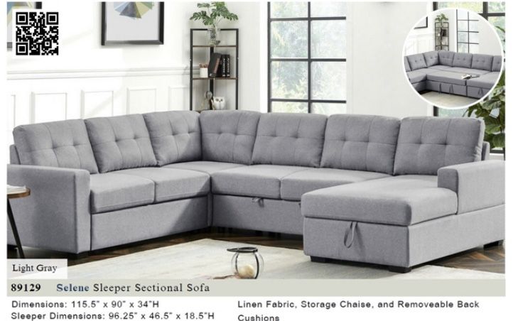 Sleeper Sectional//Financing Available