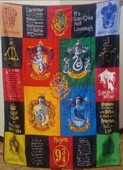 Children's 50x40in harry potter throw blanket