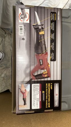 Like New chicago 6 amp reciprocating saw With Rotating Handle