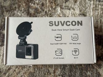 SUVCON Dual-View Smart Dash Cam 1440P FHD
