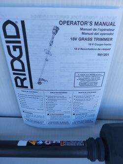 Brand New Ridgid 18v Brushless String Trimmer TOOL ONLY Weed Eater for Sale in Bakersfield CA OfferUp