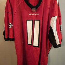 Atlanta Falcons Jersey Adult 2XL XXL Red Julio Jones NFL Football