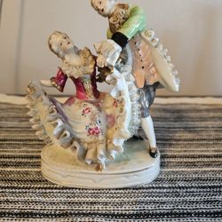 Victorian Dancing Couple Figurine