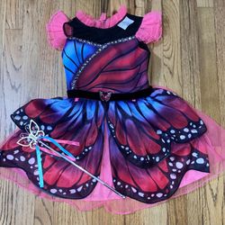 Teetot & Co. Butterfly Child Costume Halloween Size 5-6