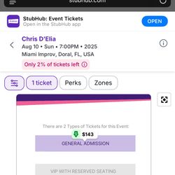 Chris Delia Tickets 