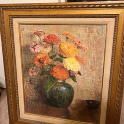 Dines Carlsen Oil Painting 