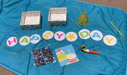 Like new Party in a Box! birthday gift set
