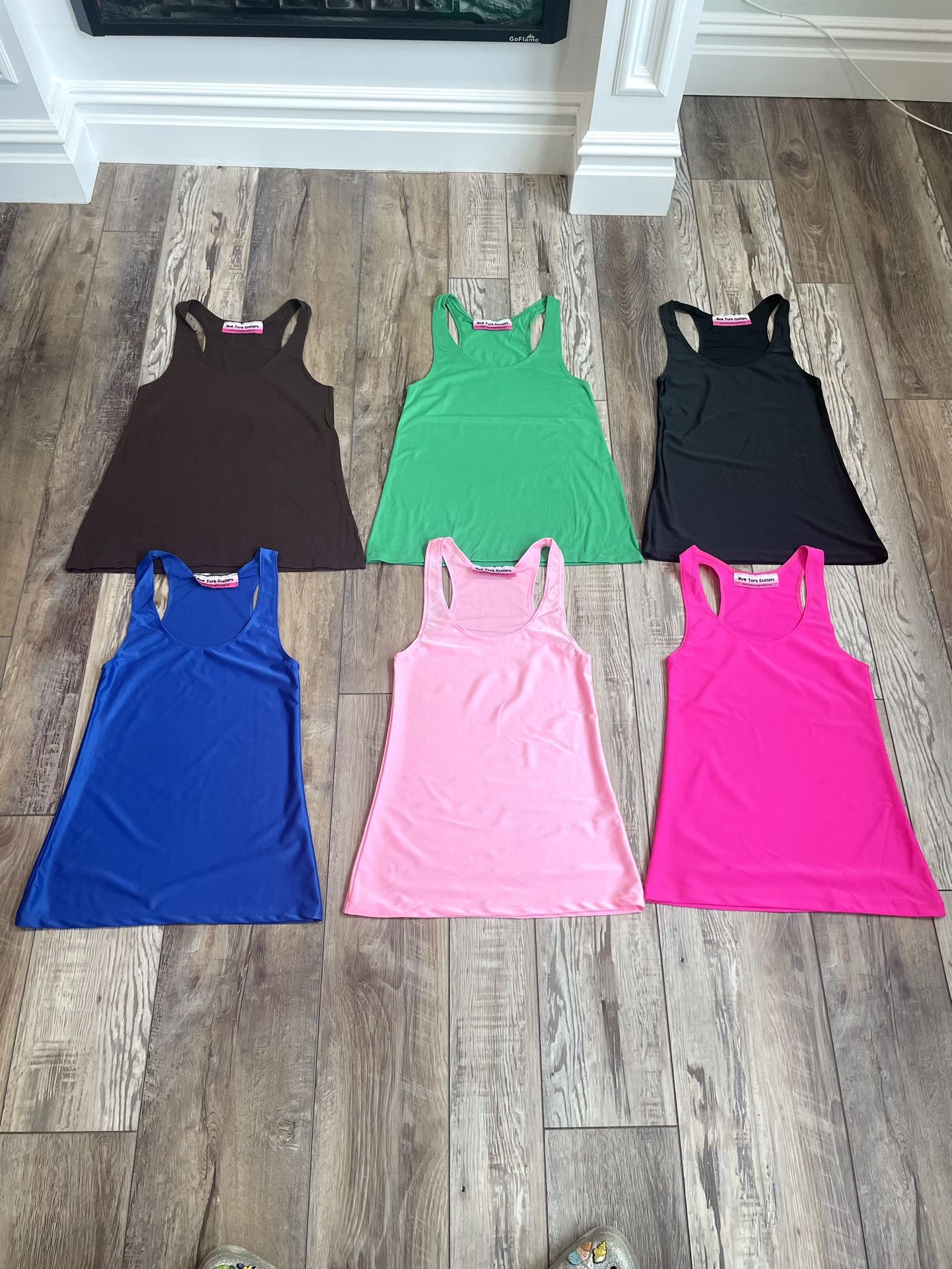 Womens Size Small Silk Screening Cricut Printing Racerback Tank Tops Lot