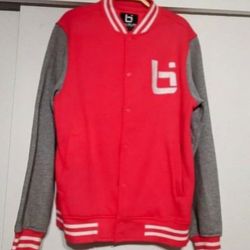 Men's Authentic Ballislife Button Up Varsity Jacket