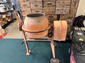 Electric Cement Mixer on Wheels
