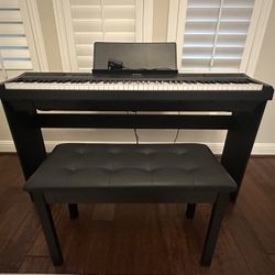 Digital Weighted 88 Key Full Size Piano + Bench