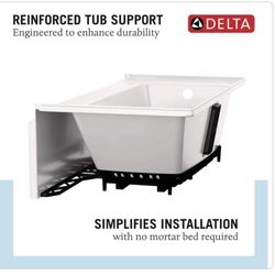 RIGHT SIDE 🛁 BATHTUB WITH SMALL DAMAGE I SHOW IN PHOTOS