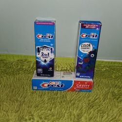 3 Crest Toothpaste Kids 